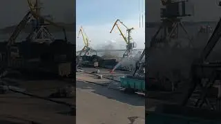 Суровая перевалка угля. 🔥🔥