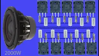 DIY Ultra Bass Powerful Amplifier, New Circuit Driver Amplifier at home (Full Video)