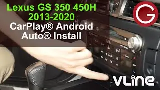Install Wireless CarPlay & Android Auto: GROM VLine VL2 on 2013-2020 Lexus GS with Factory Nav LEX78