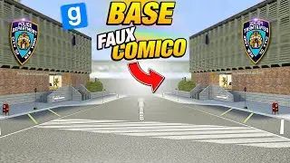 UNE BASE dans une COPIE Du Comico des FLICOS !  Gmod DarkRP
