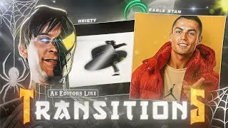 TRANSITIONS PACK 💀🔥 Like AE Editors On Alight Motion (+Preset)