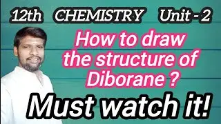 How to draw the structure of diborane? 12th Chemistry important question