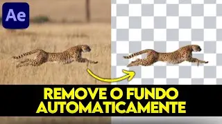 Como remover o FUNDO DE UM VÍDEO pelo AFTER EFFECTS | Em 40 seg