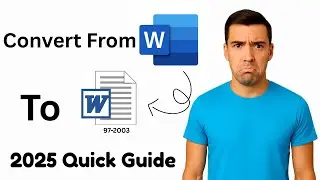 How to Convert Word (.docx) to 97–2003 Format (.doc) – Save As Old Word Version