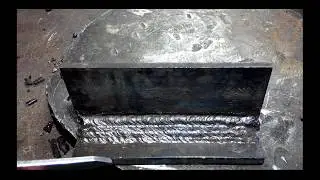 How to weld thick metal correctly Welding a leg