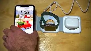 Magnetic 3 in 1 Wireless Charger for Your Apple Watch, AirPods Pro and iPhone!