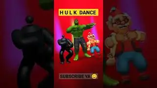 hulk dance #shorts  #cocomelon #upinipin  #hulk