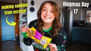 VLOGMAS Day 17 : MAKING COOKIES FROM SCRATCH + GETTING READY FOR FRIENDSMAS