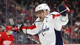 Хет-трик Александра Овечкина в ворота Айлендерса за Вашингтон /  Ovechkin's hat-trick