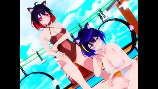 [R18 崩坏3 / Honkai Impact 3] Seele Vollerei-swimsuit (Kiss Me 愛してuru)