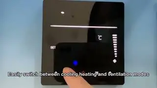 How to operate the F1 air conditioner thermostat