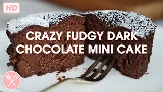 Crazy Fudgy Dark Chocolate Mini Cake