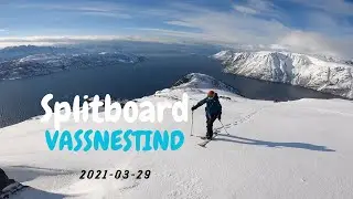 2021-03-29  - Splitboard on Vassnestind in Jøkelfjord