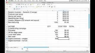 Building a flexible spreadsheet template and formatting numbers as currency