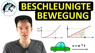 s-t, v-t & a-t-Diagramm + Formeln erklärt | (Beschleunigte Bewegung)