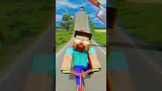 Funny Cars vs Bloody Knife Mod 😂 in BeamNG drive #shorts