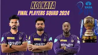 IPL 2024 KOLKATA KNIGHT RIDERS FULL TEAM LIST I KKR 2024 NEW PLAYERS SQUAD I कोलकाता नाइट राइडर्स♥♥