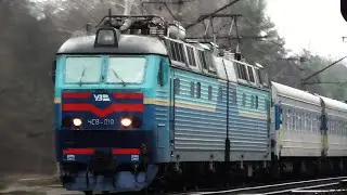 Поезд №747 Киев - Тернополь и прибытие ЭР9М-511