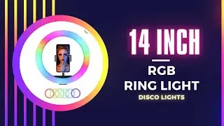 RGB 14 inch ring light