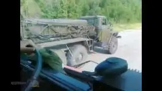 Гонки на грузовиках пожарный КАМАЗ против УРАЛа