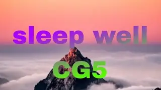 sleep well-cg5 | with A lyrics,................ #edit #video #amv #song #music #lyrics