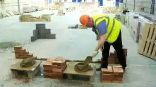 Laying Bricks to line
