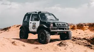 Jimny on portal axles and 35