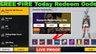 Free Fire Today Redeem Code | 27 February 2022 | free fire redeem code