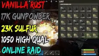 Vanilla Rust Raid: Going Deep On My Neighbour For MASSIVE LOOT