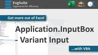 Variant Input Data Type Application InputBox - Excel VBA