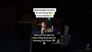 Natural Solution for Any 🐝 Sting , Bite or Poison!😯 ( Barbara O’Neil ) . Naturopathic Medicine.