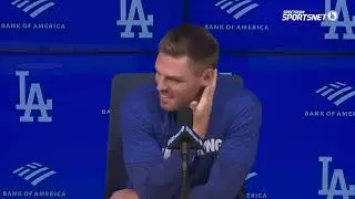 Freddie Freeman Talks About Being Back & Gets Emotional When Talking About His Son Max