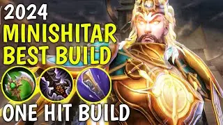 MINISHITAR BEST BUILD 2024 | TOP 1 GLOBAL MINISHITAR BUILD AND EMBLEM | MINISHITAR COLLECTOR SKIN