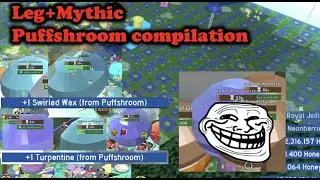 Leg+Mythic Puffshroom compilation Bee Swarm Simulator