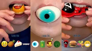 Eat emoji in order😆🍉💧🍦#food #shorts