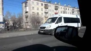 Кортеж Путина в Нижнем Новгороде