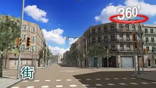 [MMD]ステージぶらり探訪 : 街 [  西洋 ]