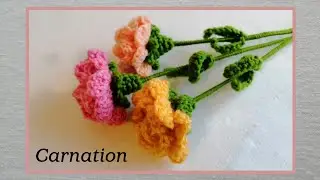 Crochet Carnation flowers | JovelynCrochet