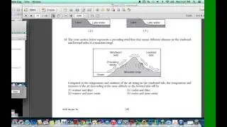 Earth Science question 34 jan 15