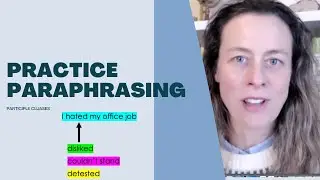 Paraphrasing with a Participle