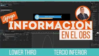 Lower Third para OBS | Tercio Inferior para OBS