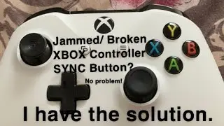 How I Synced my XBOX ONE/XBOX ONE S Controller with a jammed/broken SYNC Button.