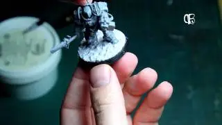 How to create an earth base using Vallejo paste