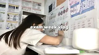 EXAM WEEK VLOG 2.0 // study with me 📚 (olfu medtech) | Kimberly Garcia