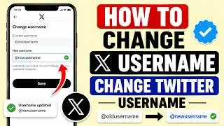 How To Change Twitter Username | Change Twitter Username