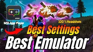 How To Download And Install MSI APP PLAYER | How Install FREE FIRE In PC,Full Settings MSIAppPlayer