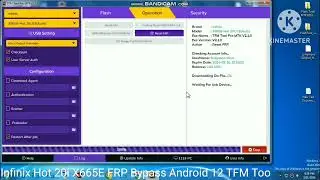 infinix hot  20i pattern lock & frp bypass tfm tool one click 100% ok