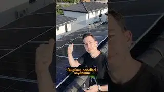 We used electricity with solar energy! 