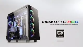 Thermaltake View 91 Tempered Glass Edition Super Tower Chassis Product Animation