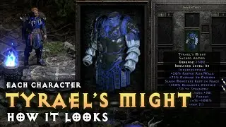 Tyrael's Might on All Characters Diablo 2 Resurrected - Comparison Showcase